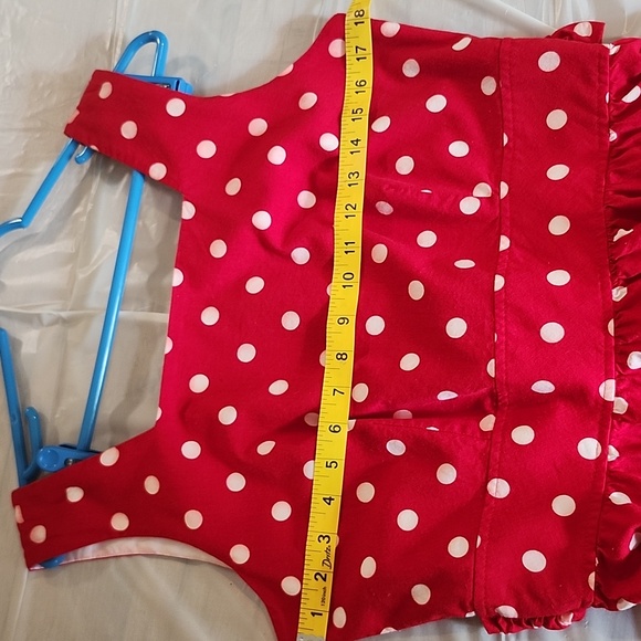 Leslie Lucks Red Polka Dot Dress - Picture 12 of 12